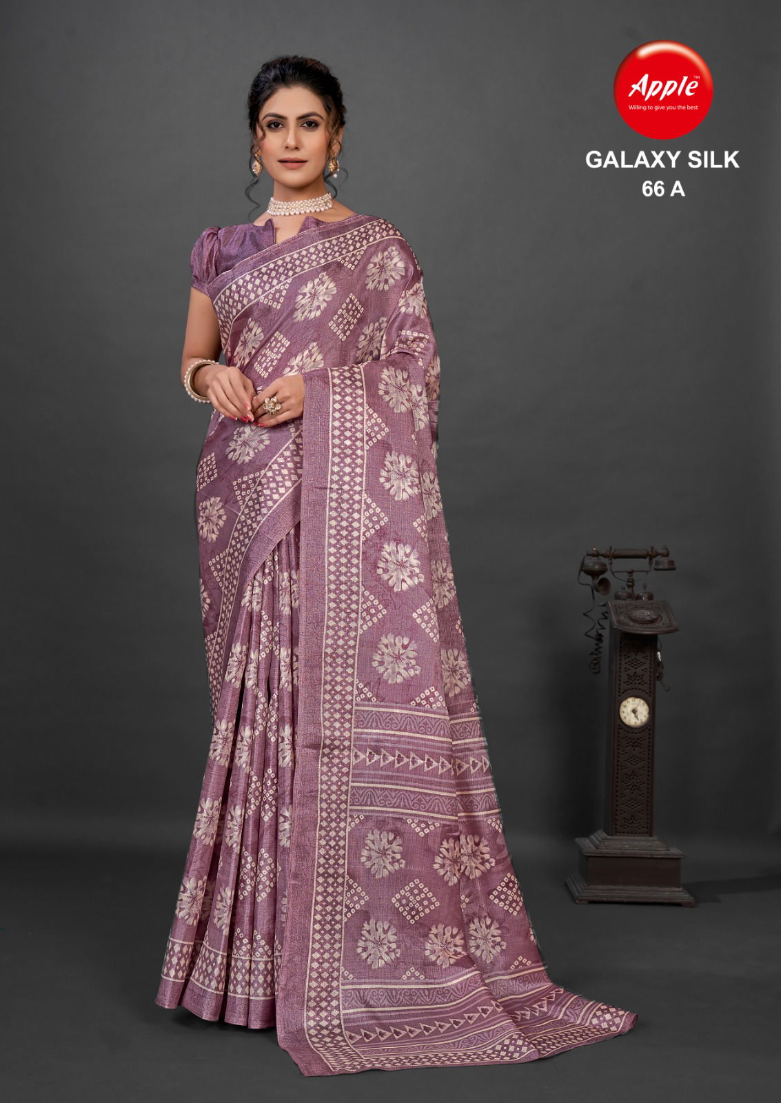 Apple Galaxy Silk 66 Daily Wear Sarees Catalog
